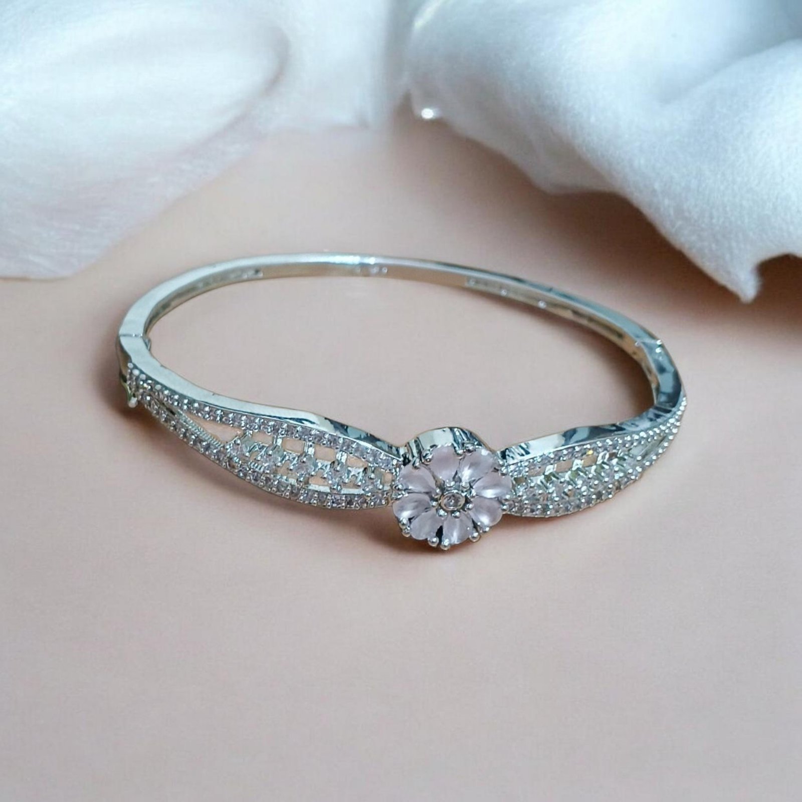 The Petal & Stud Cuff Bracelet - Image 3