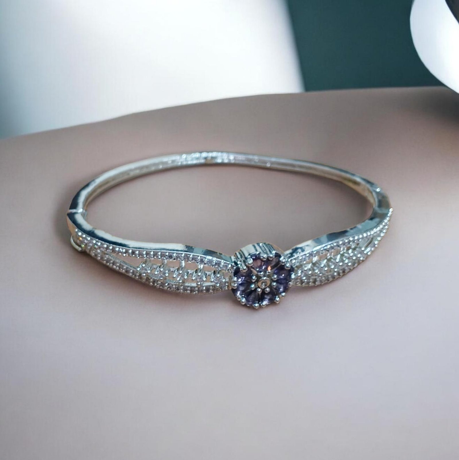 The Petal & Stud Cuff Bracelet - Image 6