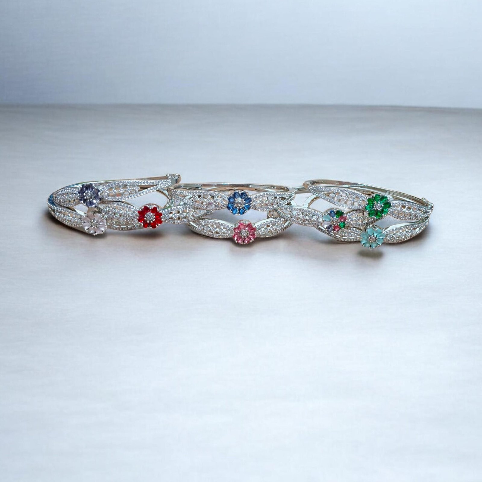 The Petal & Stud Cuff Bracelet - Image 9